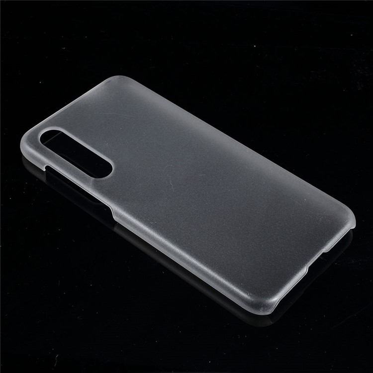 Rubberized Plastic Hard Cell Phone Case for Xiaomi Mi 9 SE - Transparent-3