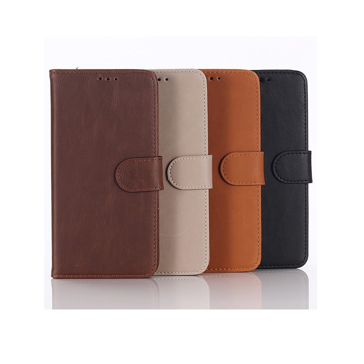 Crazy Horse Wallet Leather Stand Case for Xiaomi Mi 9 - Coffee-10