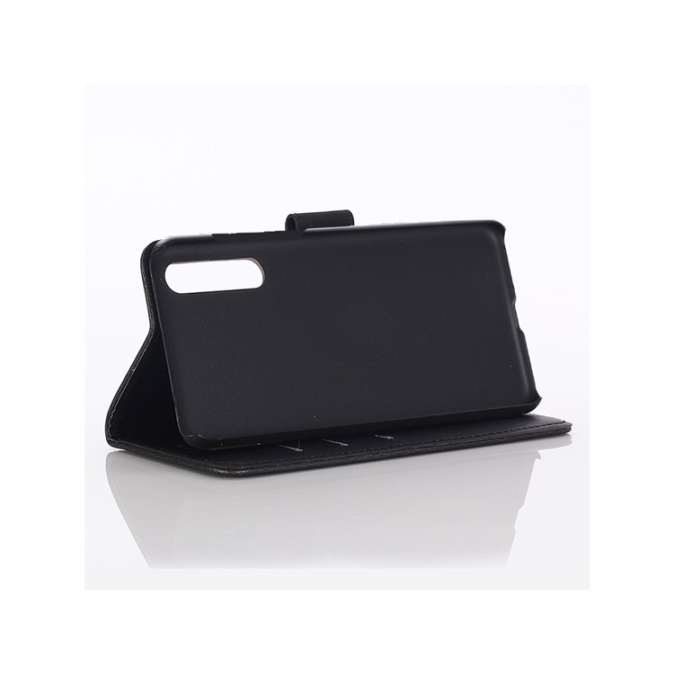 Crazy Horse Wallet Leather Stand Case for Xiaomi Mi 9 - Black-5
