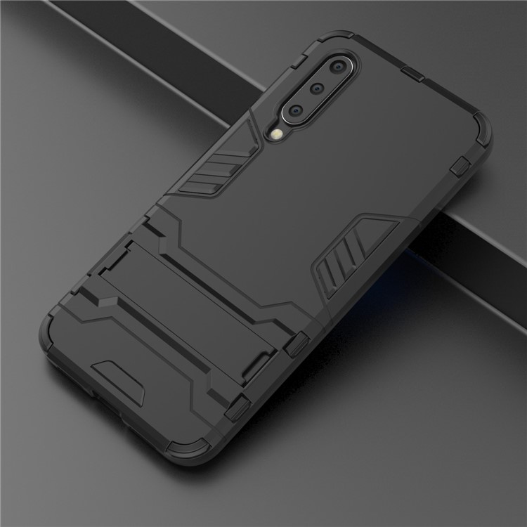 Cool Guard Kickstand PC + TPU Hybrid Phone Cover for Xiaomi Mi 9 SE - Black-9