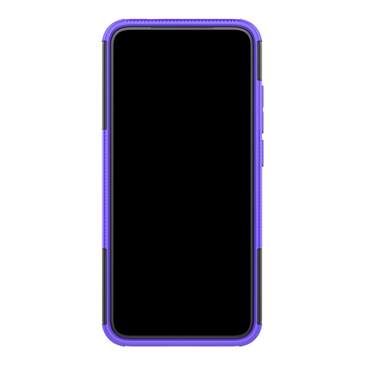Cool Tyre PC + TPU Hybrid Cover with Kickstand for Xiaomi Redmi Note 7S / Note 7/Note 7 Pro (India) - Purple-5