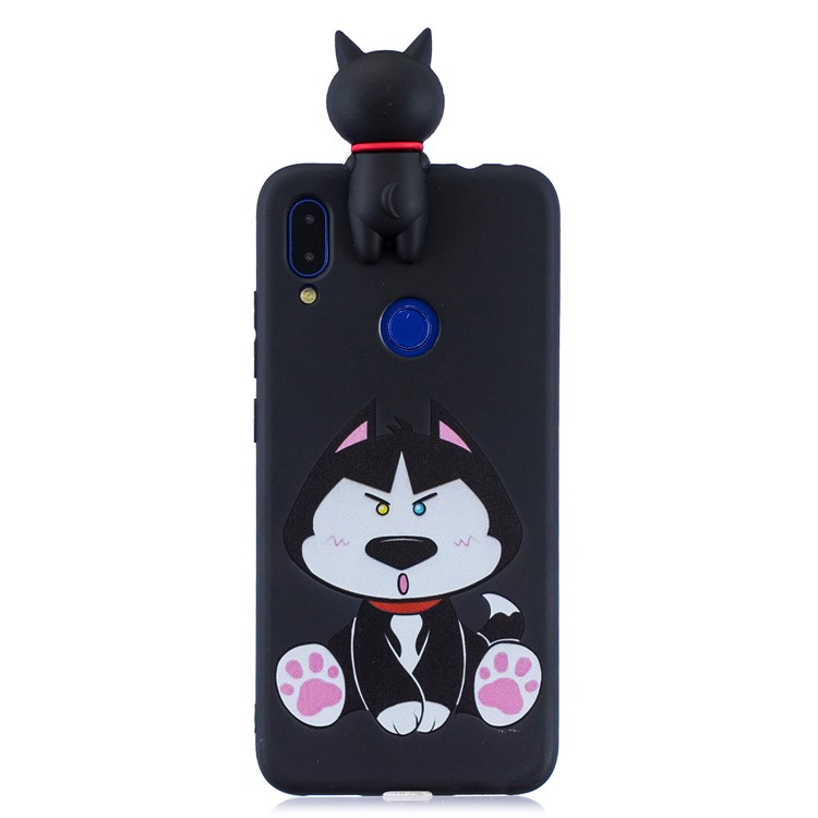 3D Cute Doll Pattern Printing TPU Case for Xiaomi Redmi Note 7S / Note 7 / Note 7 Pro (India) - Dog-2