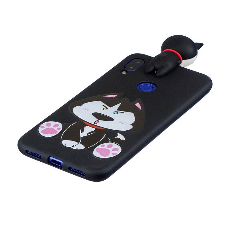 3D Cute Doll Pattern Printing TPU Case for Xiaomi Redmi Note 7S / Note 7 / Note 7 Pro (India) - Dog-4