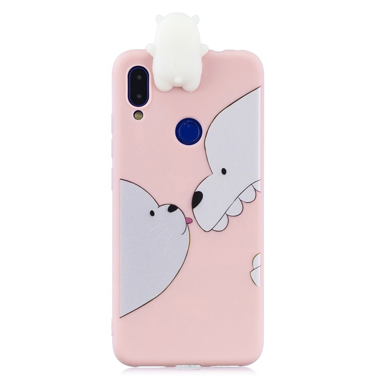 3D Cute Doll Pattern Printing TPU Case for Xiaomi Redmi Note 7S / Note 7 / Note 7 Pro (India) - Bear-2