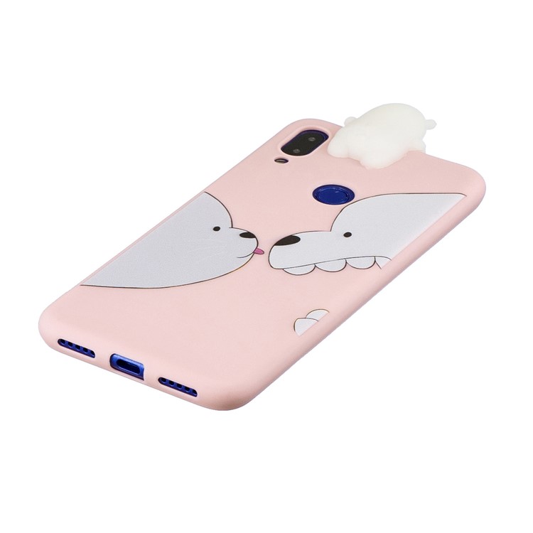 3D Cute Doll Pattern Printing TPU Case for Xiaomi Redmi Note 7S / Note 7 / Note 7 Pro (India) - Bear-4
