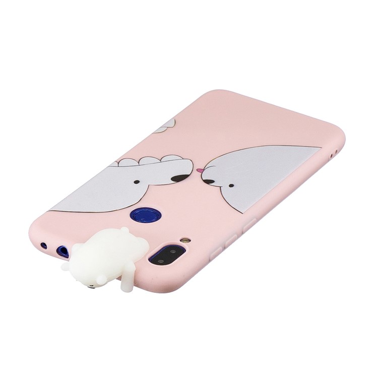 3D Cute Doll Pattern Printing TPU Case for Xiaomi Redmi Note 7S / Note 7 / Note 7 Pro (India) - Bear-5