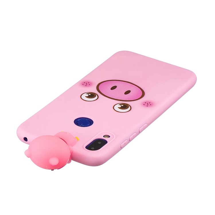 3D Cute Doll Pattern Printing TPU Case for Xiaomi Redmi Note 7S / Note 7 / Note 7 Pro (India) - Pig-5