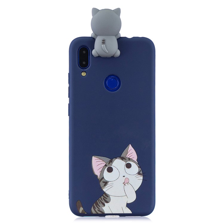 3D Cute Doll Pattern Printing TPU Case for Xiaomi Redmi Note 7S / Note 7 / Note 7 Pro (India) - Cat-2