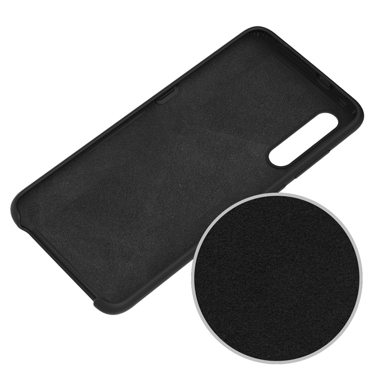 Liquid Silicone Mobile Phone Cover for Xiaomi Mi 9 - Black-4