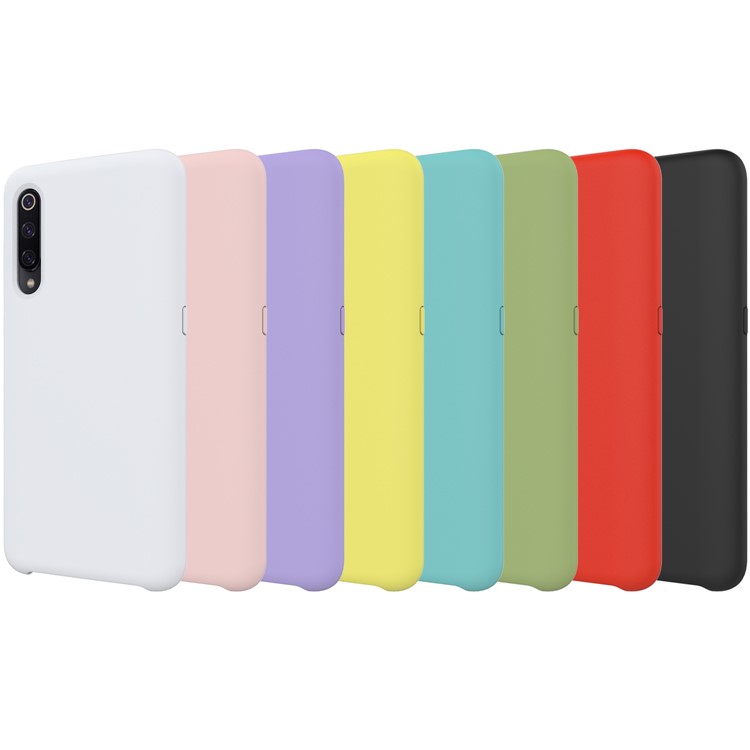 Liquid Silicone Mobile Phone Cover for Xiaomi Mi 9 - Black-6