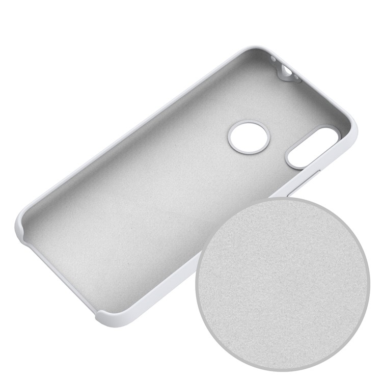 Invólucro De Telefone Móvel De Silicone Macio Líquido Para Xiaomi Redmi Note 7 / Nota 7 Pro (índia) - Branco-5
