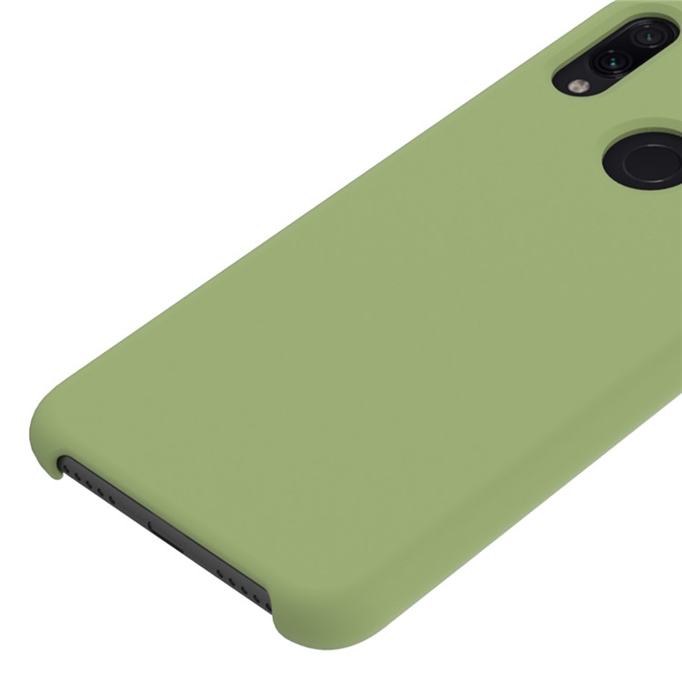 Soft Liquid Silicone Mobile Phone Casing for Xiaomi Redmi Note 7S / Note 7 / Note 7 Pro (India) - Green-3