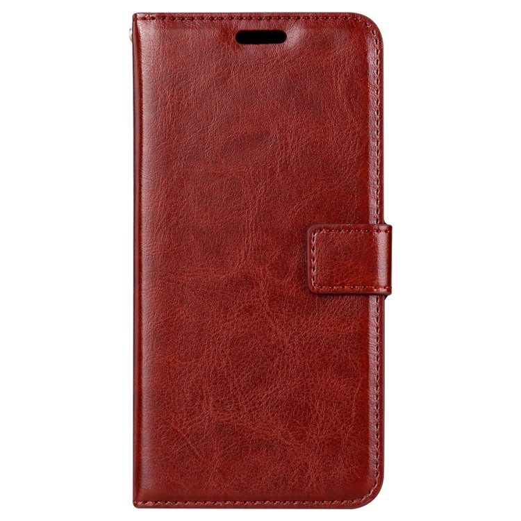 Crazy Horse Texture Wallet Leather Cover with Stand for Xiaomi Mi 9 - Brown-2