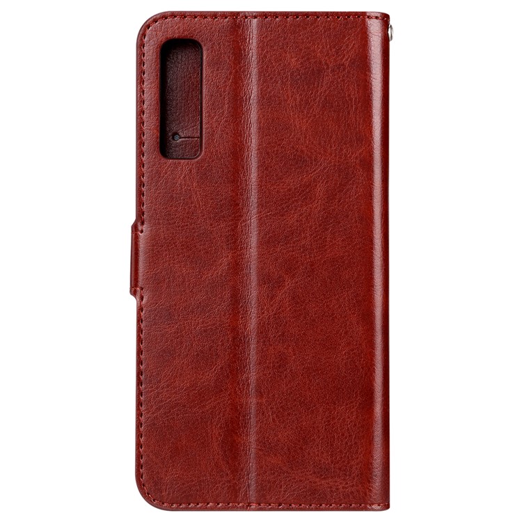 Crazy Horse Texture Wallet Leather Cover with Stand for Xiaomi Mi 9 - Brown-3