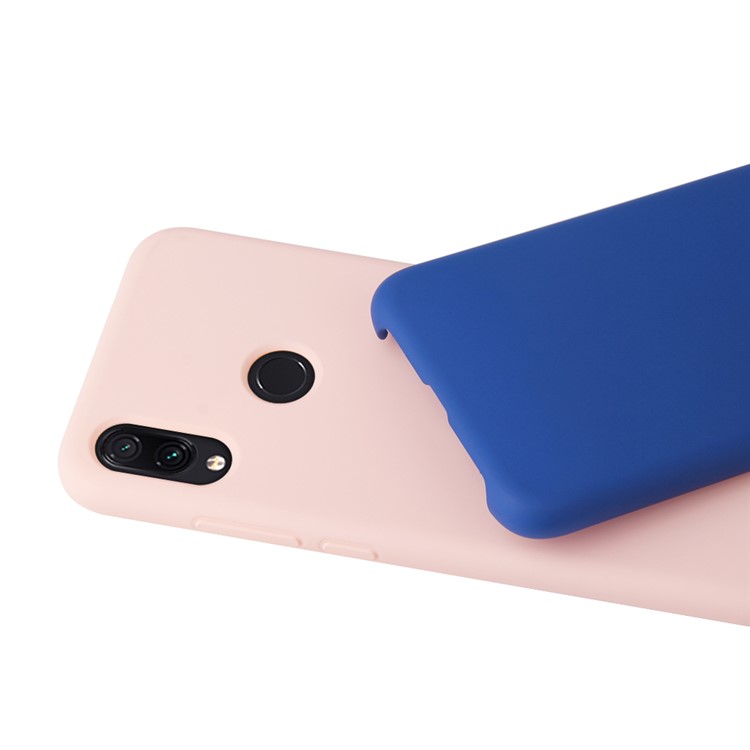 Rubberized Silky Soft TPU Cover for Xiaomi Redmi Note 7S / Note 7 / Note 7 Pro (India) - Pink-6