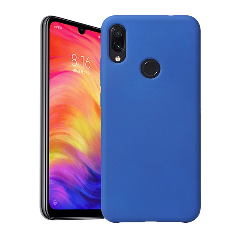Rubberized Silky Soft TPU Cover for Xiaomi Redmi Note 7S / Note 7 / Note 7 Pro (India) - Baby Blue-1