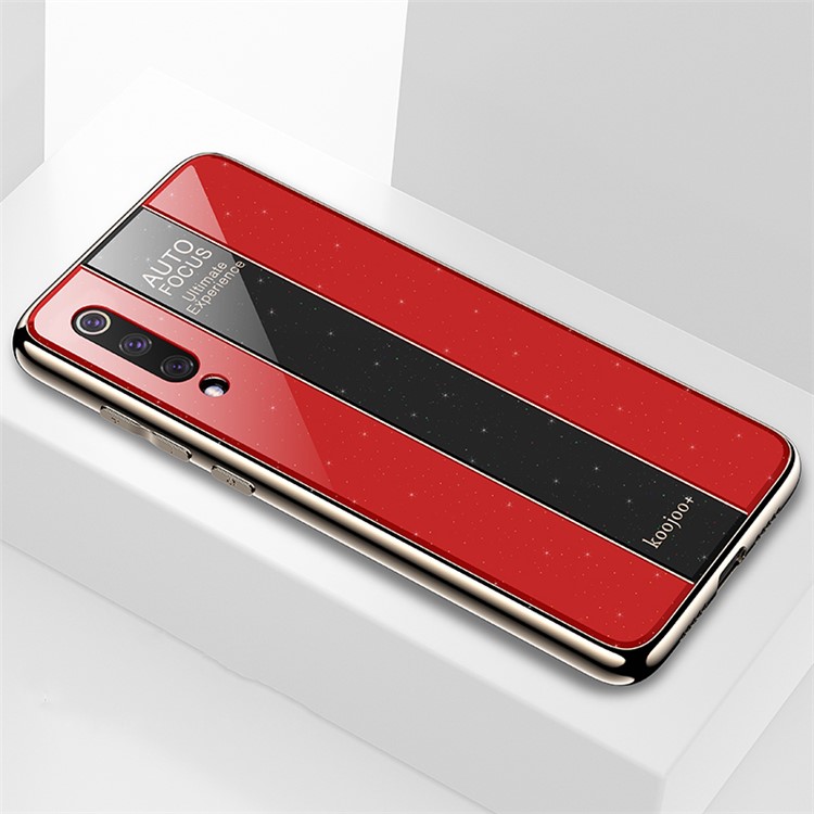Electroplated PC + TPU Hybrid Case for Xiaomi Mi 9 - Red-1