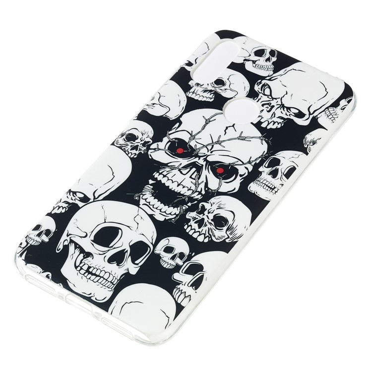 Noctilucent IMD TPU Case for Xiaomi Redmi Note 7S / Note 7 / Note 7 Pro (India) - Cool Skulls-3