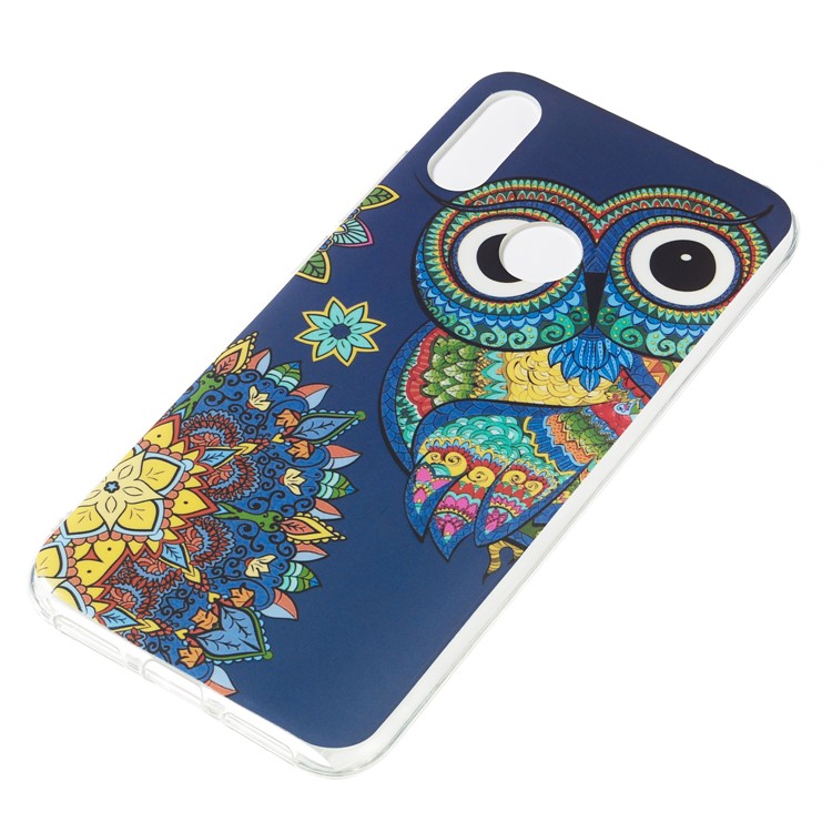 Noctilucent IMD TPU Case for Xiaomi Redmi Note 7S / Note 7 / Note 7 Pro (India) - Owl Pattern-3
