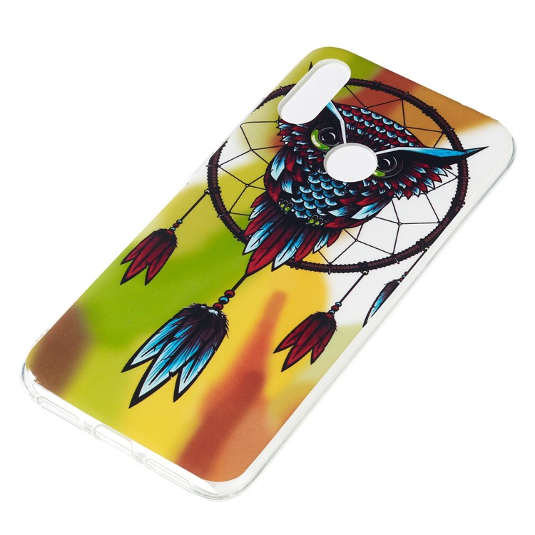 Noctilucent IMD TPU Case for Xiaomi Redmi Note 7S / Note 7 / Note 7 Pro (India) - Owl Dream Catcher-3