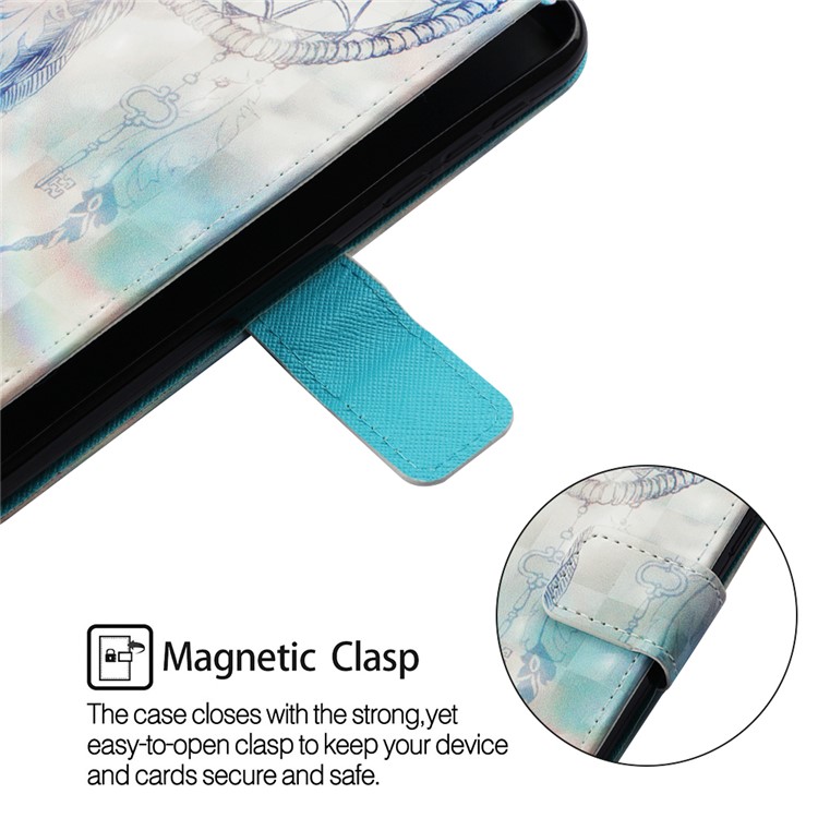Pattern Printing Light Spot Decor Stand Leather Wallet Cover for Xiaomi Redmi Note 7S / Note 7 / Redmi Note 7 Pro (India) - Dream Catcher-5