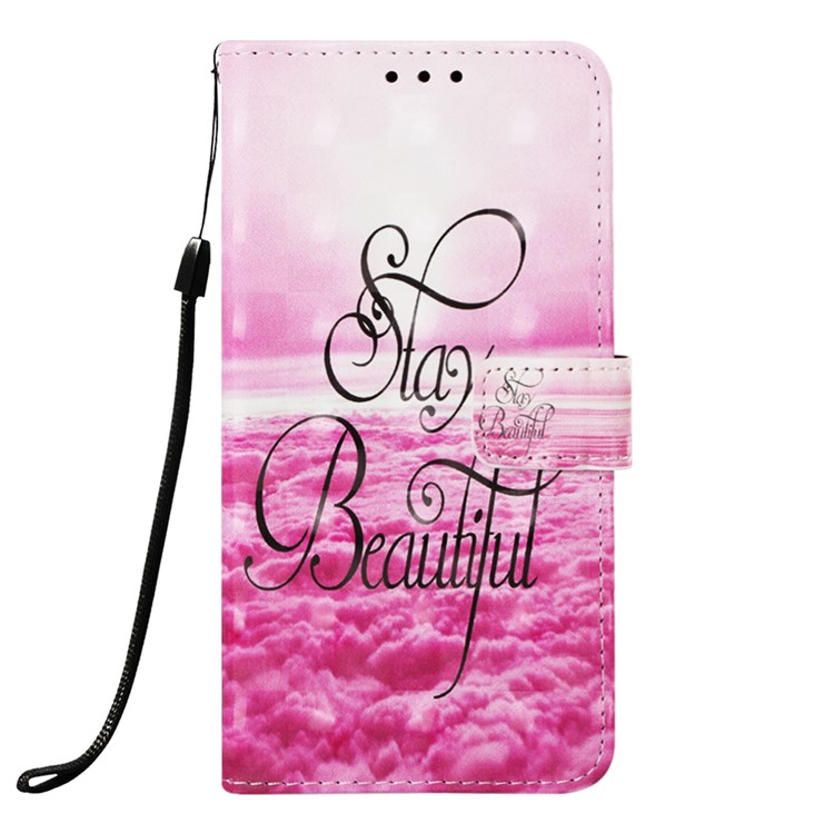 Pattern Printing Light Spot Decor Stand Leather Wallet Cover for Xiaomi Redmi Note 7S / Note 7 / Redmi Note 7 Pro (India) - Stay Beautiful-2