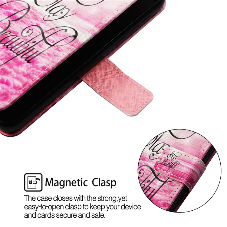 Pattern Printing Light Spot Decor Stand Leather Wallet Cover for Xiaomi Redmi Note 7S / Note 7 / Redmi Note 7 Pro (India) - Stay Beautiful-5