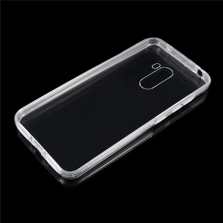 Transparent TPU + PC Hybrid Phone Shell for Xiaomi Pocophone F1 / Poco F1-2