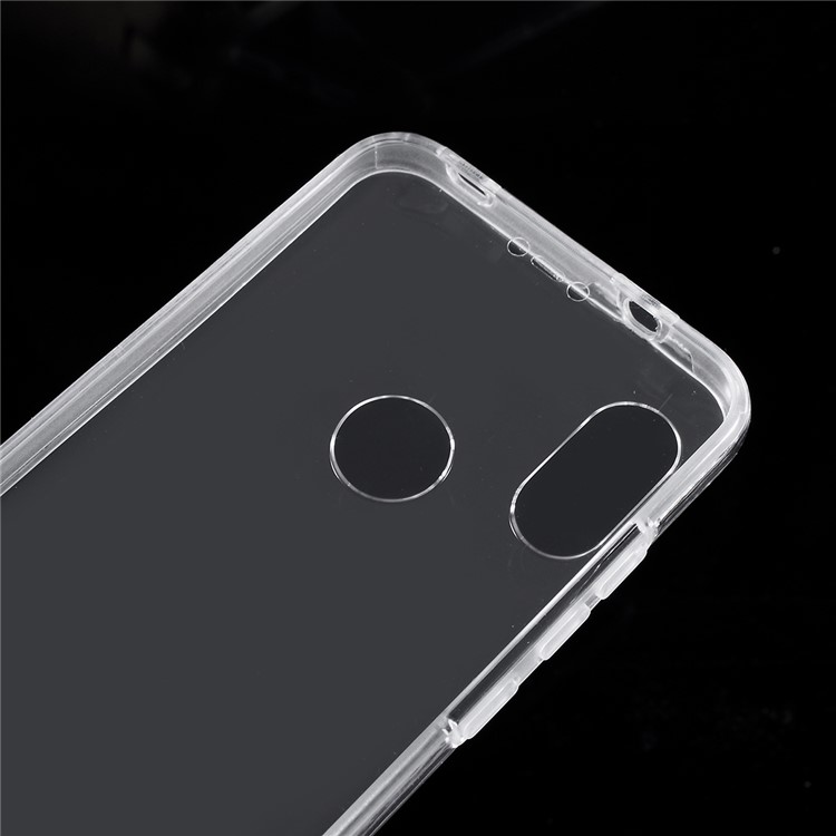 Clear PC + TPU Hybrid Phone Back Shell for Xiaomi Redmi Note 6 Pro-5