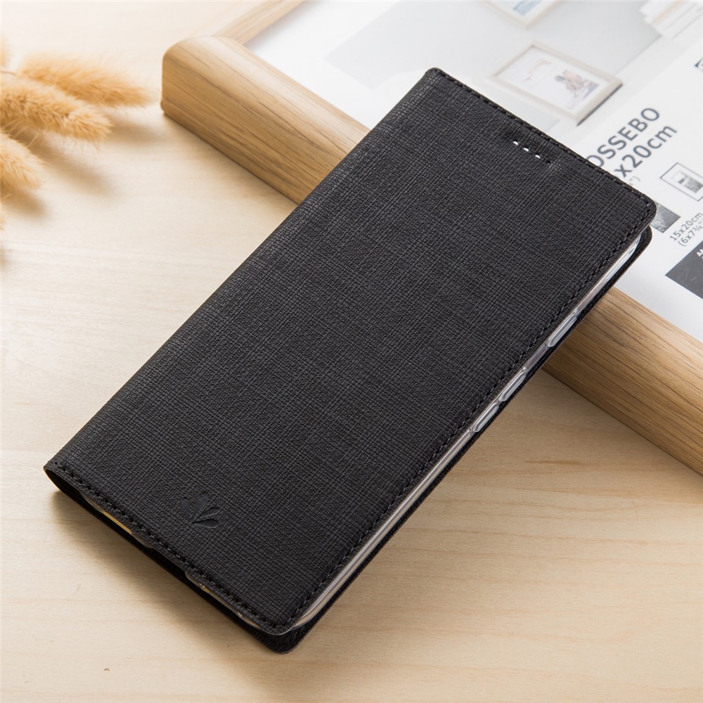 VILI DMX Cross Texture Stand Leather Phone Casing for Xiaomi Redmi Note 7S / Note 7/Note 7 Pro (India) - Black-7