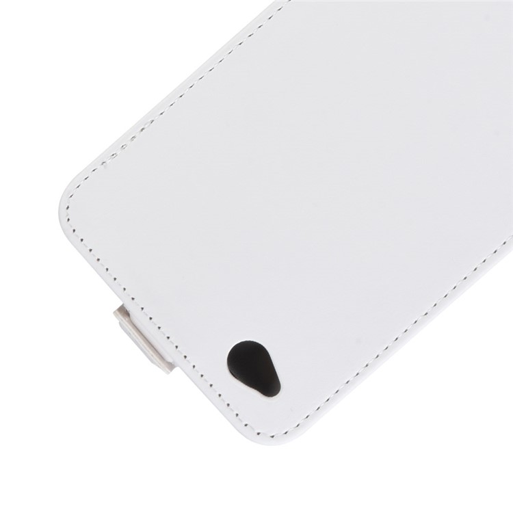 Crazy Horse Vertical Flip Leather Protective Case for Xiaomi Redmi Go - White-4
