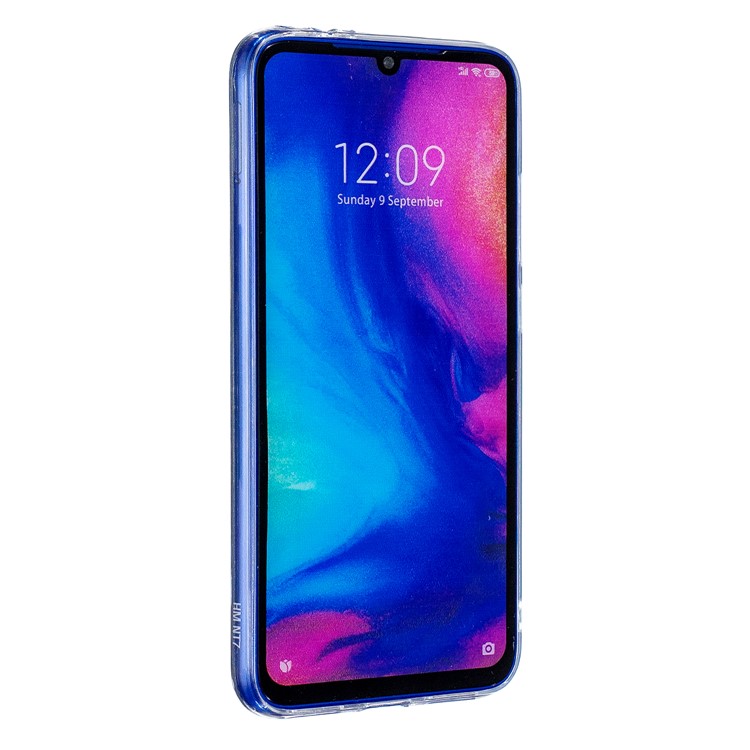 Pattern Printing Soft TPU Case for Xiaomi Redmi Note 7S / Note 7 / Note 7 Pro (India)- Blue Butterfly-3