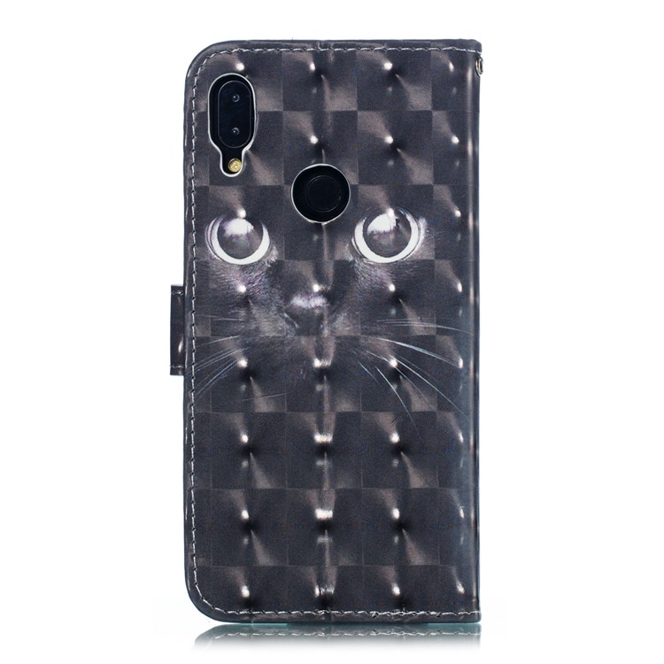 Pattern Printing Light Spot Decor Leather Wallet Case for Xiaomi Redmi Note 7S / Note 7 / Note 7 Pro (India) - Cat-3