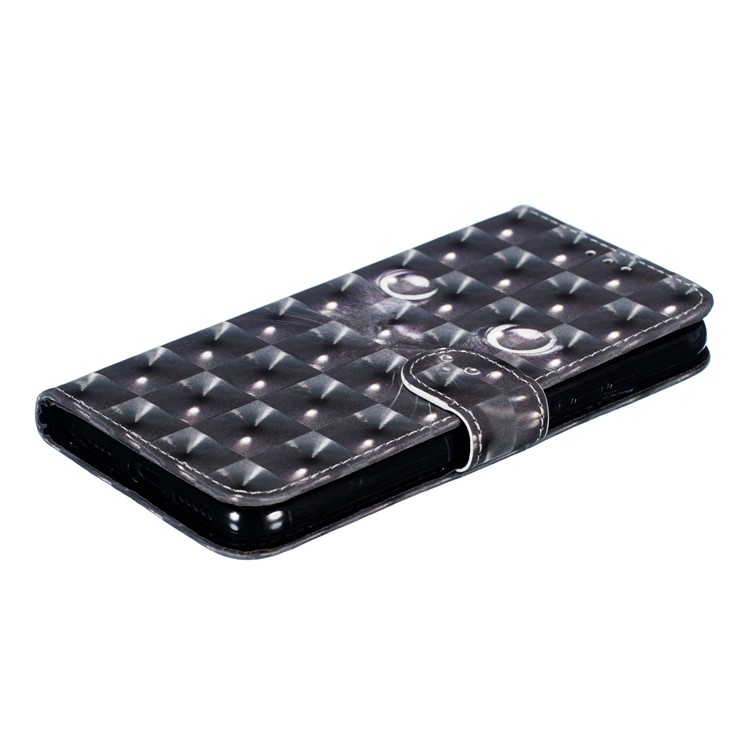 Pattern Printing Light Spot Decor Leather Wallet Case for Xiaomi Redmi Note 7S / Note 7 / Note 7 Pro (India) - Cat-7
