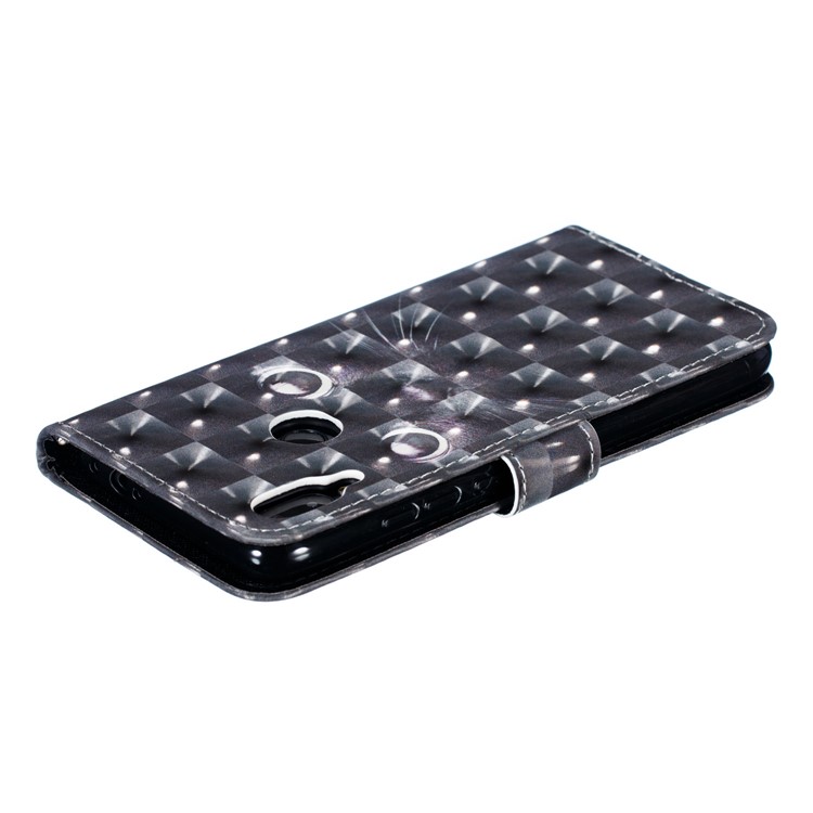 Pattern Printing Light Spot Decor Leather Wallet Case for Xiaomi Redmi Note 7S / Note 7 / Note 7 Pro (India) - Cat-8