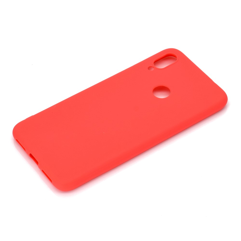 Soft Frosted TPU Case for Xiaomi Redmi Note 7S / Note 7 / Note 7 Pro (India) - Red-3