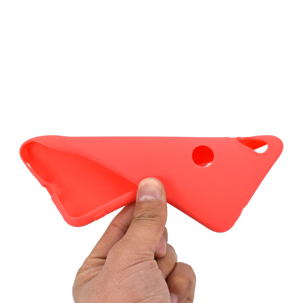 Soft Frosted TPU Case for Xiaomi Redmi Note 7S / Note 7 / Note 7 Pro (India) - Red-5