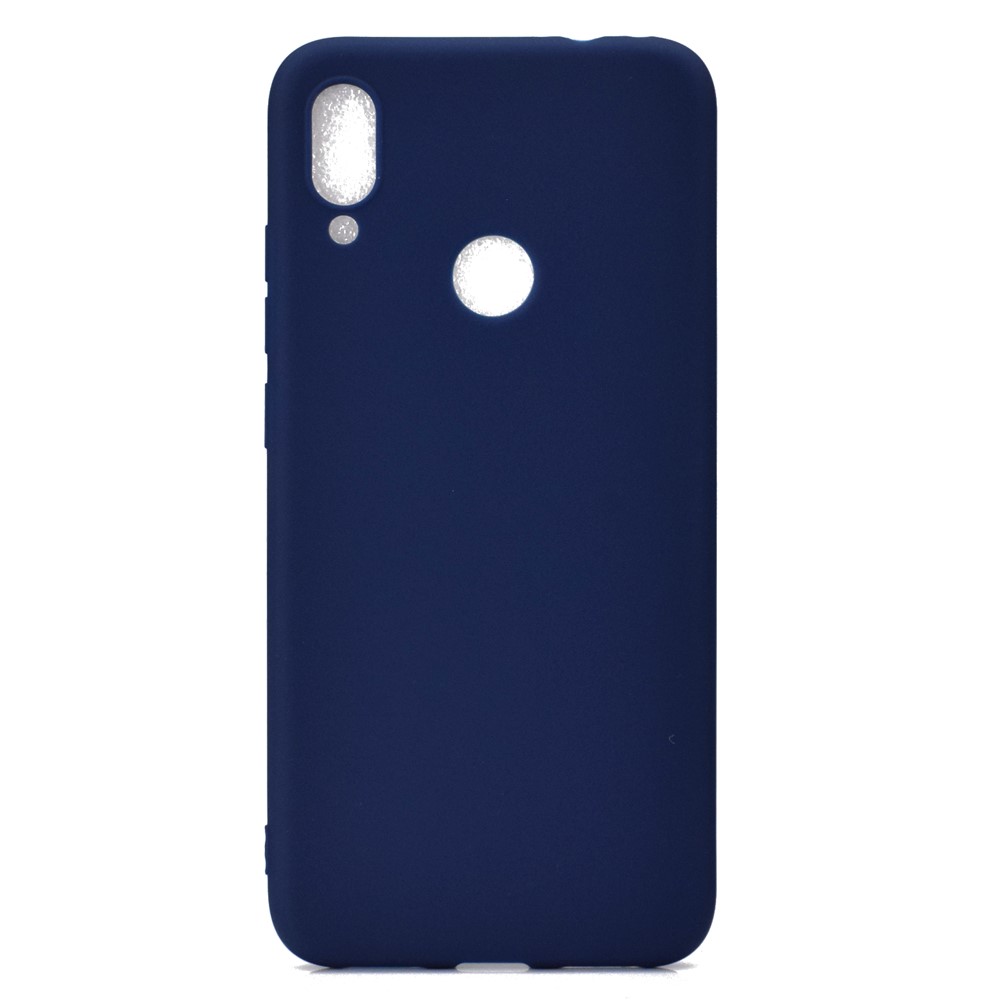 Soft Frosted TPU Case for Xiaomi Redmi Note 7S / Note 7 / Note 7 Pro (India) - Dark Blue-2