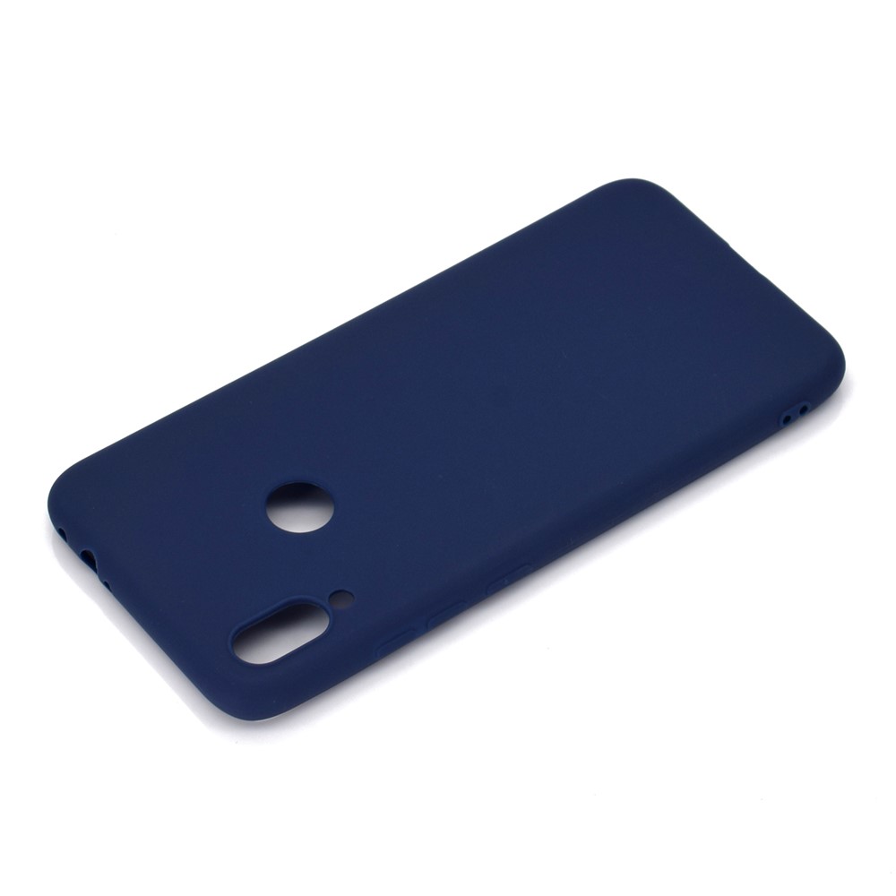 Soft Frosted TPU Case for Xiaomi Redmi Note 7S / Note 7 / Note 7 Pro (India) - Dark Blue-4