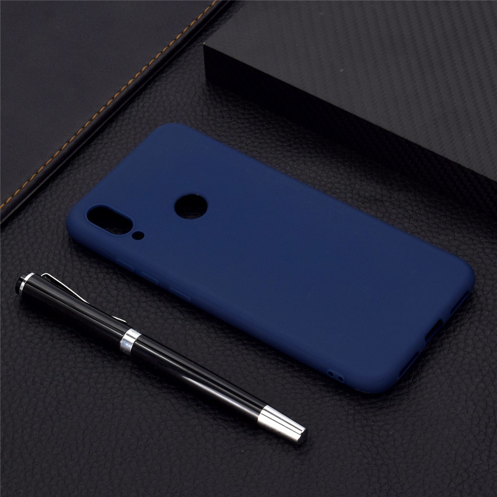 Soft Frosted TPU Case for Xiaomi Redmi Note 7S / Note 7 / Note 7 Pro (India) - Dark Blue-6