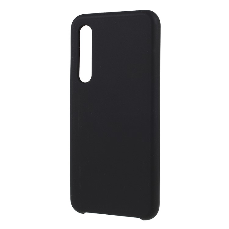 Rubberized Silky Silicone Case for Xiaomi Mi 9 SE - Black-2