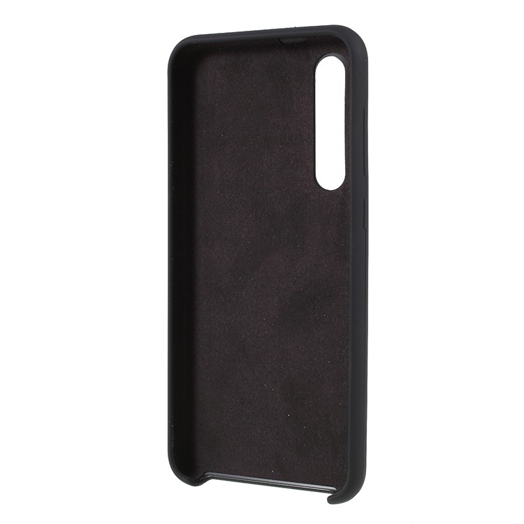 Rubberized Silky Silicone Case for Xiaomi Mi 9 SE - Black-3