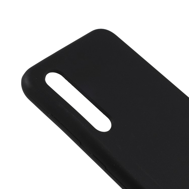 Rubberized Silky Silicone Case for Xiaomi Mi 9 SE - Black-4