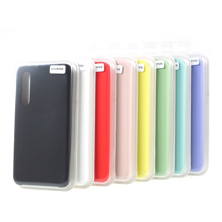 Capa De Silicone De Borracha Para Xiaomi Mi 9 SE - Preto-6