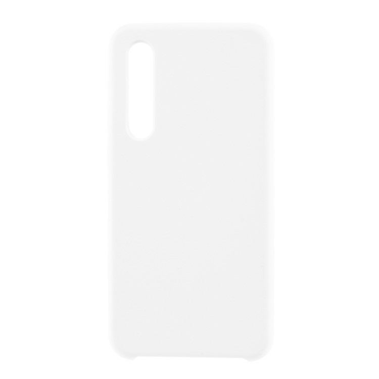 Rubberized Silky Silicone Case for Xiaomi Mi 9 SE - White-1