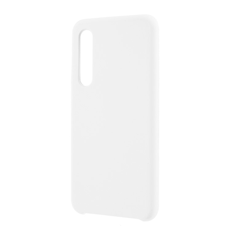 Rubberized Silky Silicone Case for Xiaomi Mi 9 SE - White-2