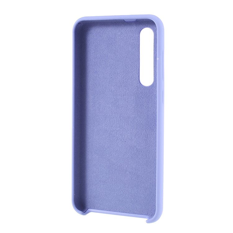 Rubberized Silky Silicone Case for Xiaomi Mi 9 SE - Purple-3