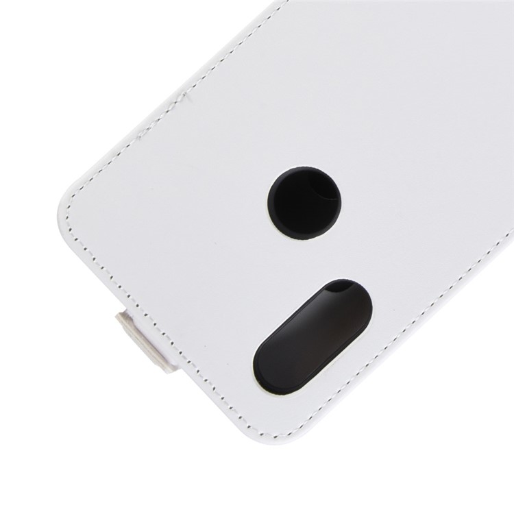 Crazy Horse Vertical Leather Case with Card Slot for Xiaomi Redmi 7 / Redmi Y3 - White-3