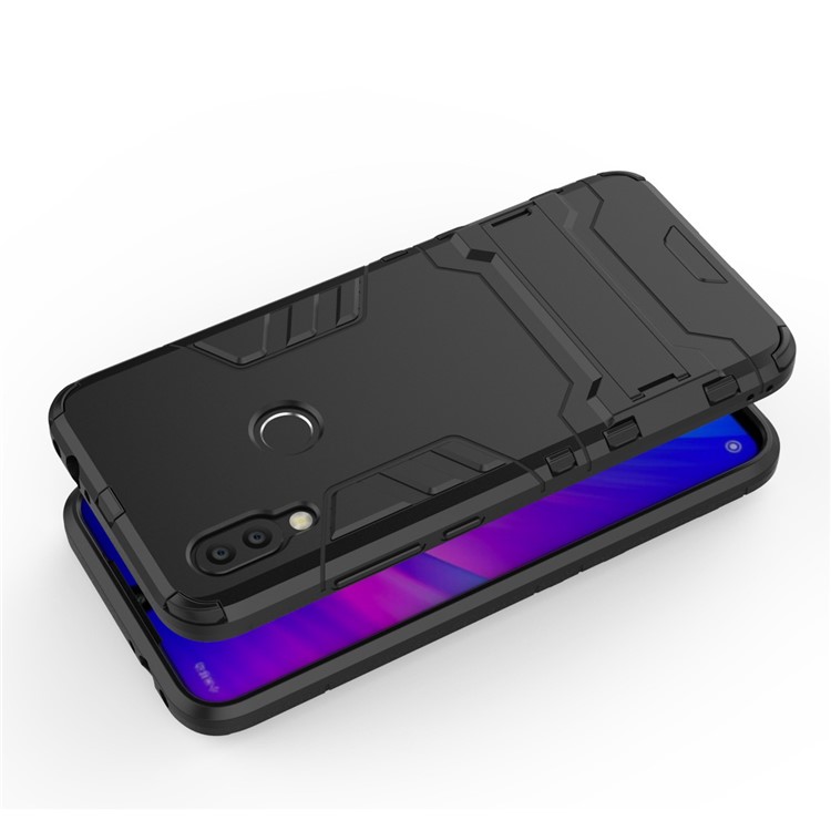 Plastic + TPU Hybrid Case with Kickstand for Xiaomi Redmi 7 - Black-5