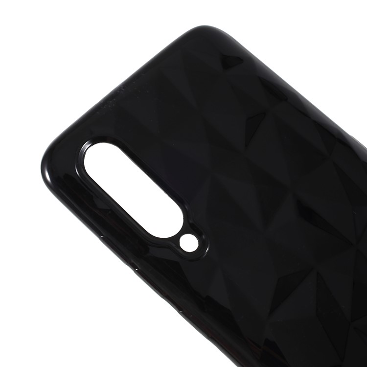 3D Diamond Grain Soft TPU Case for Xiaomi Mi 9 - Black-3